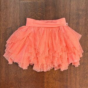 Truly Scrumptious by Heidi Klum Coral Tulle Skirt, Size 18m